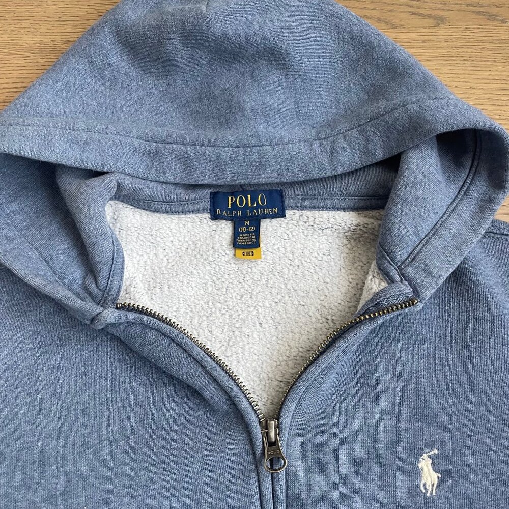 Polo Ralph Lauren Big Boys' Fleece Full-Zip Hoodie - Picture 2 of 5